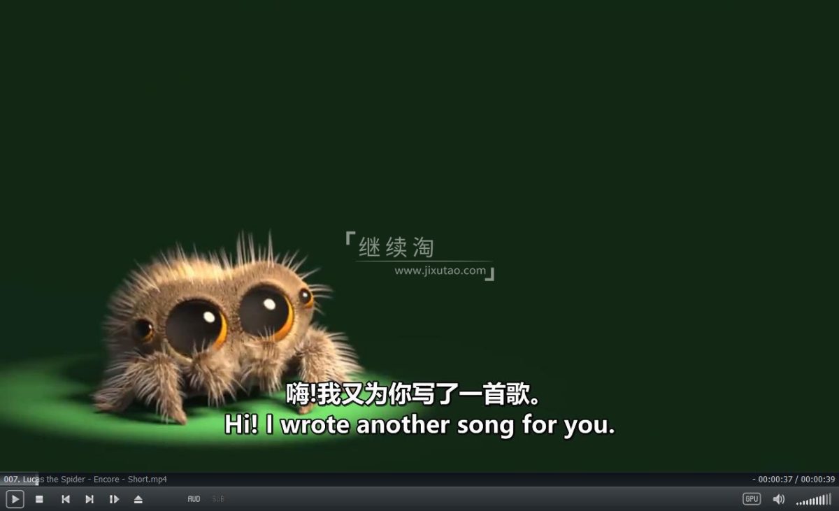 豆瓣评分9.5《Lucas the Spider小蜘蛛卢卡斯》英语启蒙动画全121集,1080P高清视频带中英文字幕,百度网盘下载! | 继续淘
